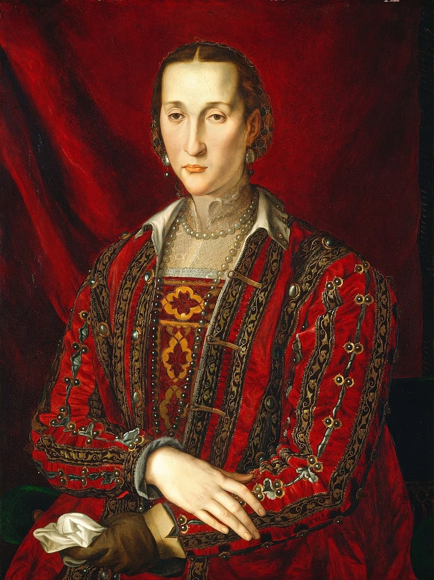  189-Agnolo Bronzino-Ritratto di Eleonora di Toledo 